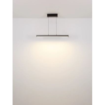 Globo - Suspension LED dimmable à commande tactile sur câble LED/39W/230V 2700/4000/6000K gris