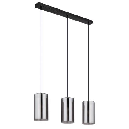 Globo - Hanglamp aan een koord 3xE14/25W/230V zwart