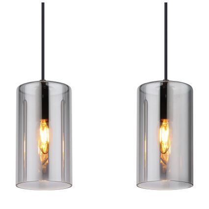 Globo - Hanglamp aan een koord 3xE14/25W/230V zwart