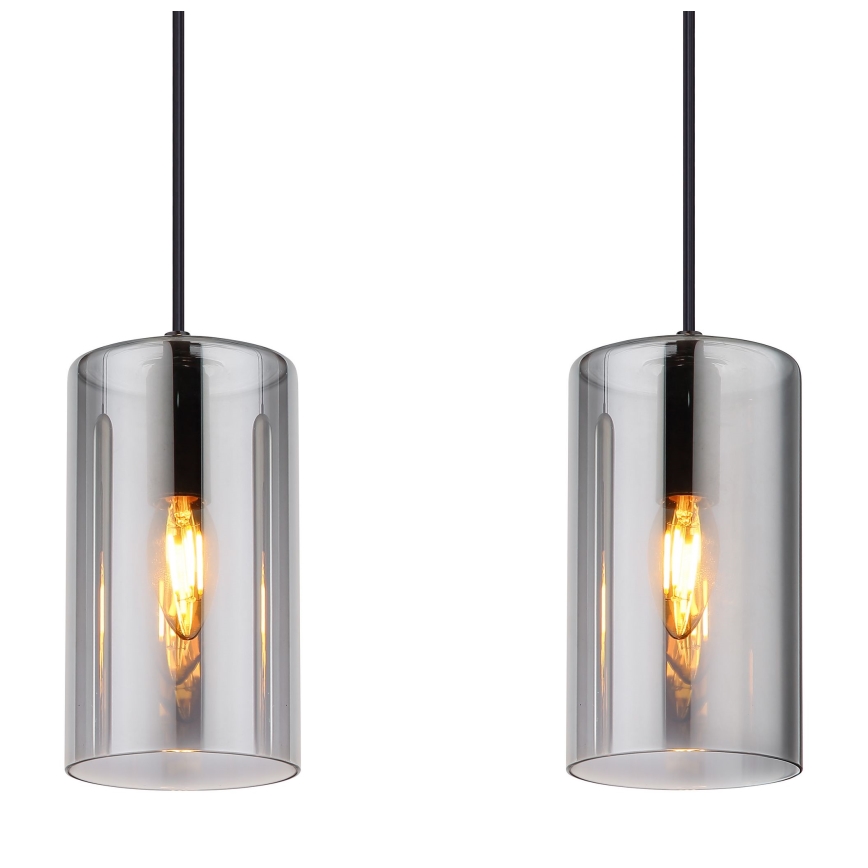 Globo - Hanglamp aan een koord 3xE14/25W/230V zwart