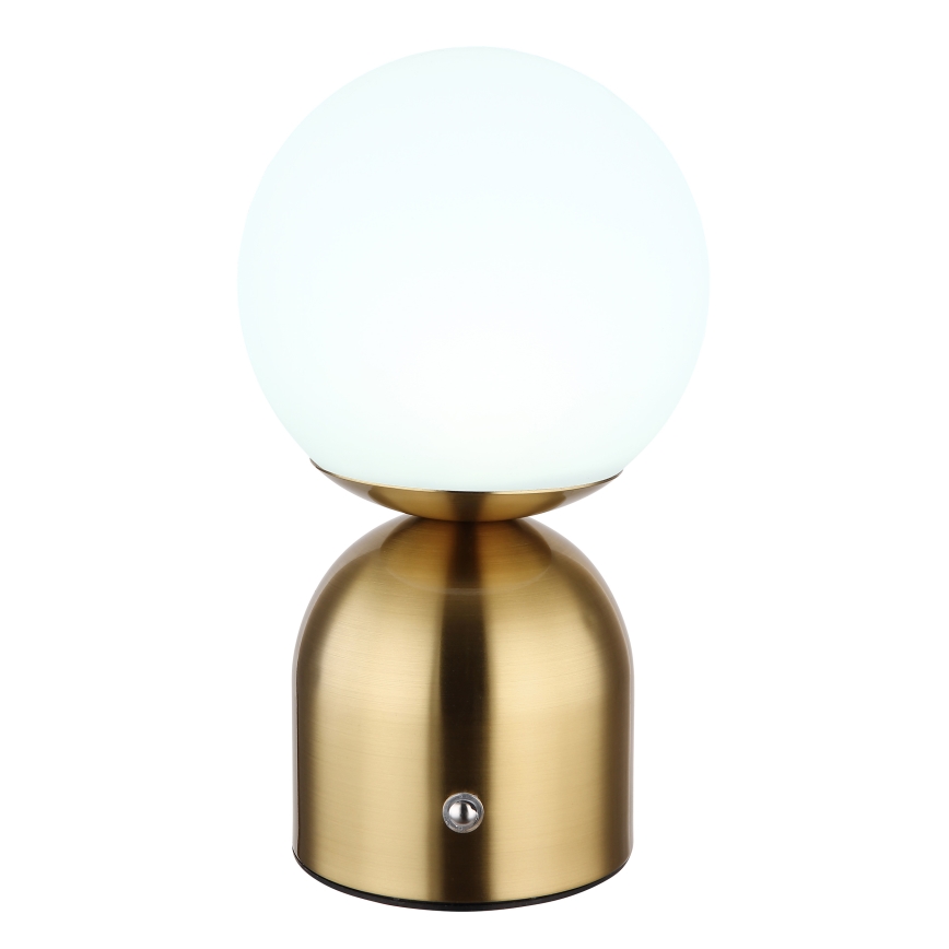 Globo - LED dimbare touch tafellamp LED/2,5W/3,7V 2700K/4000K/6500K 1800 mAh USB messing