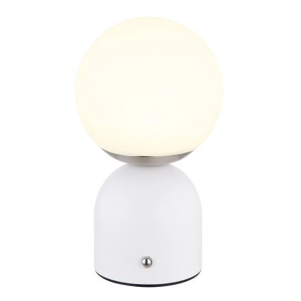 Globo - LED dimbare touch tafellamp LED/2,5W/3,7V 2700/4000/6500K 1800 mAh USB wit