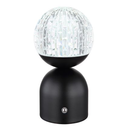 Globo - Lampe de table tactile à intensité variable LED/2,5W/3,7V 2700/4000/6500K 1800 mAh USB noir