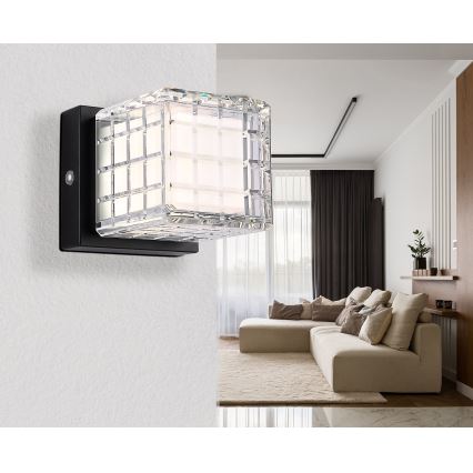 Globo - Dimbaar LED touch tafellampje LED/2,5W/3,7V 2700K/4000K/6500K 1800 mAh USB zwart