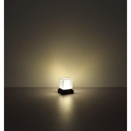 Globo - Dimbaar LED touch tafellampje LED/2,5W/3,7V 2700K/4000K/6500K 1800 mAh USB zwart