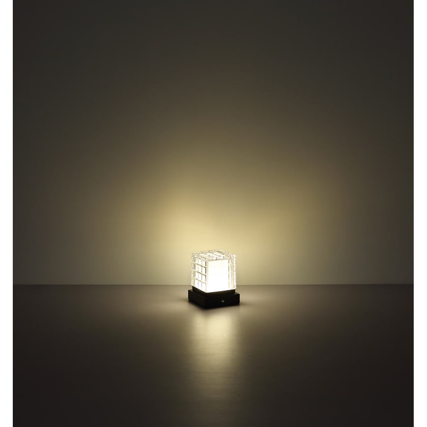 Globo - Dimbaar LED touch tafellampje LED/2,5W/3,7V 2700K/4000K/6500K 1800 mAh USB zwart