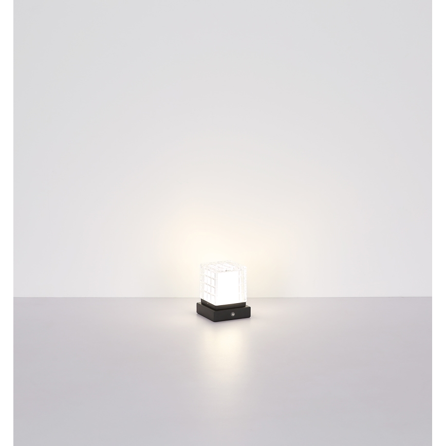 Globo - Dimbaar LED touch tafellampje LED/2,5W/3,7V 2700K/4000K/6500K 1800 mAh USB zwart