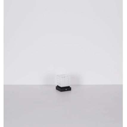 Globo - Dimbaar LED touch tafellampje LED/2,5W/3,7V 2700K/4000K/6500K 1800 mAh USB zwart