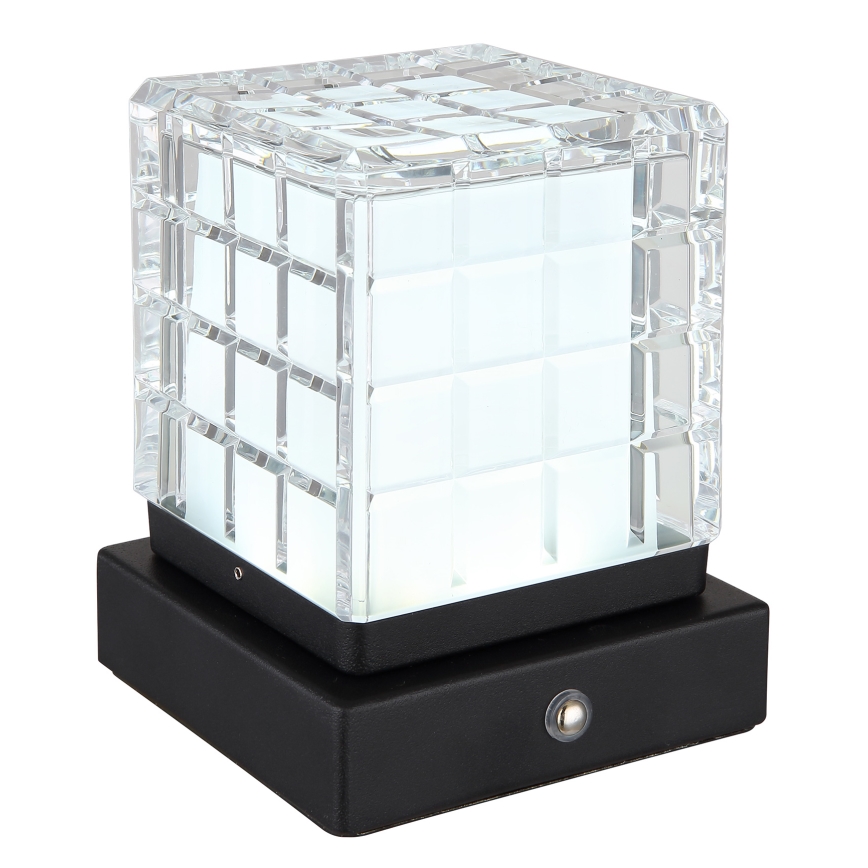 Globo - Dimbaar LED touch tafellampje LED/2,5W/3,7V 2700K/4000K/6500K 1800 mAh USB zwart
