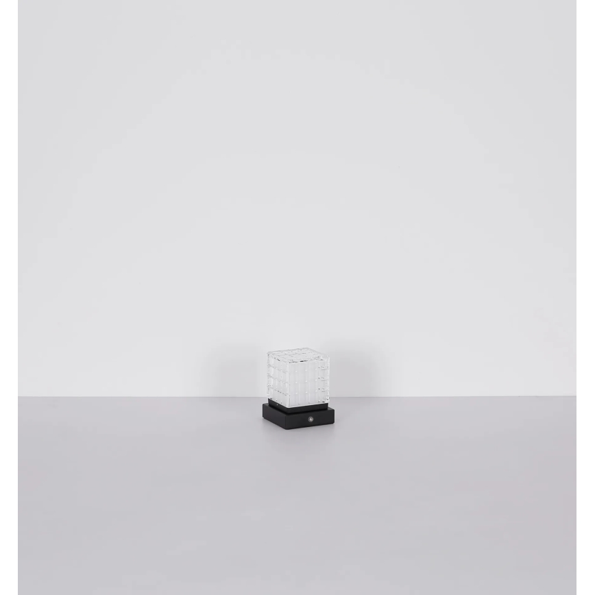 Globo - LED dimbare touch tafellamp LED/2,5W/3,7V 2700K/4000K/6500K 1800 mAh USB zwart