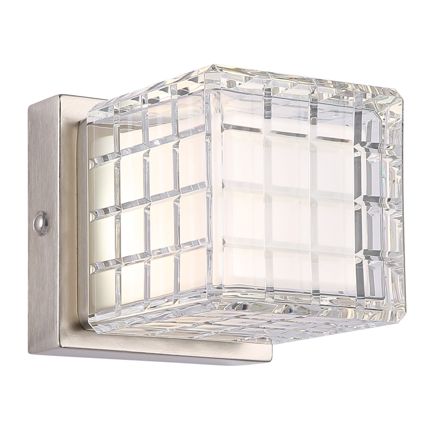 Globo - LED dimbare touch tafellamp LED/2,5W/3,7V 2700K/4000K/6500K 1800 mAh USB mat chroom