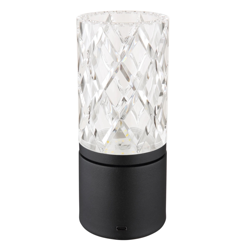 Globo - LED dimbare touch tafellamp LED/2,5W/3,7V 2700K/4000K/6500K 1800 mAh USB zwart