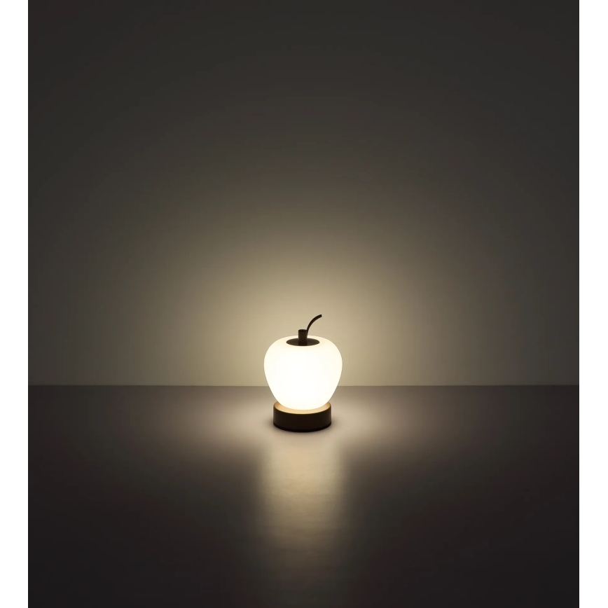 Globo - Dimbaar LED touch tafellampje LED/2W/3,7V 2700K/4000K/6500K 1200 mAh USB bruin