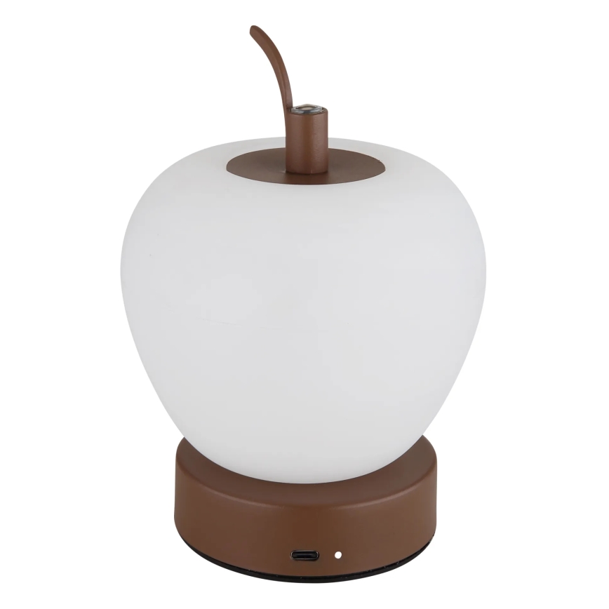 Globo - LED dimbare touch tafellamp LED/2W/3,7V 2700K/4000K/6500K 1200 mAh USB bruin