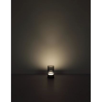 Globo - Lampe de table tactile extérieure à intensité variable et rechargeable LED/2W/3,7V 2700/4000/6500K 1200mAh IP44 gris