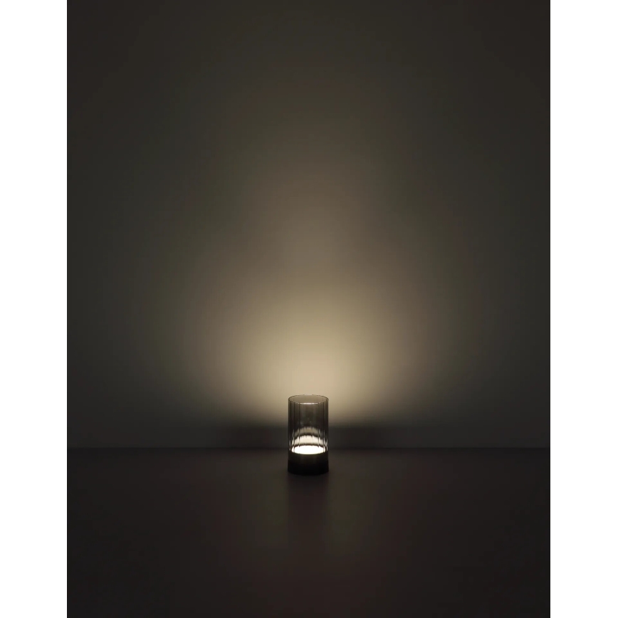 Globo - Lampe de table tactile extérieure à intensité variable et rechargeable LED/2W/3,7V 2700/4000/6500K 1200mAh IP44 gris