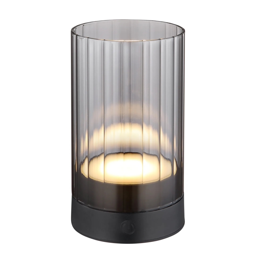 Globo - LED Buiten dimbaar oplaadbaar aanraken tafellamp LED/2W/3,7V 2700/4000/6500K 1200mAh IP44 grijs