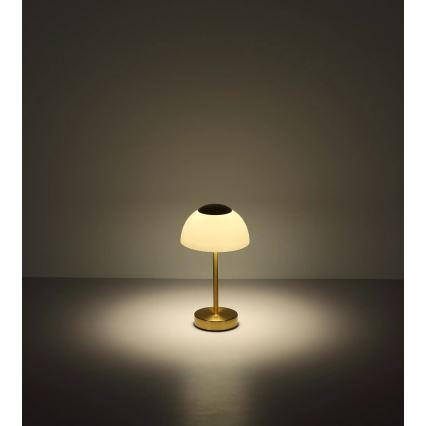 Globo - Lampe de table à intensité variable rechargeable LED/2,5W/5V 1800mAh 2700K/4000K/6500K laiton