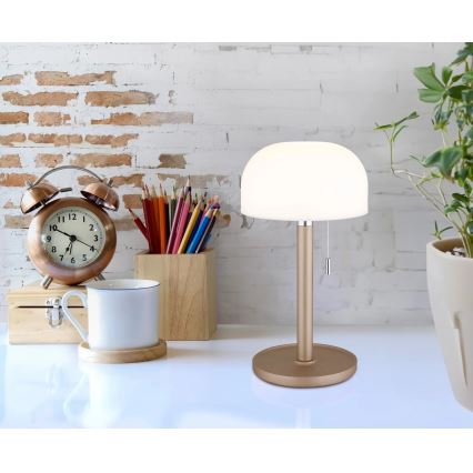 Globo - Lampe de table rechargeable LED/1,5W/3,7V 3000/4200/6000K 1800mAh marron