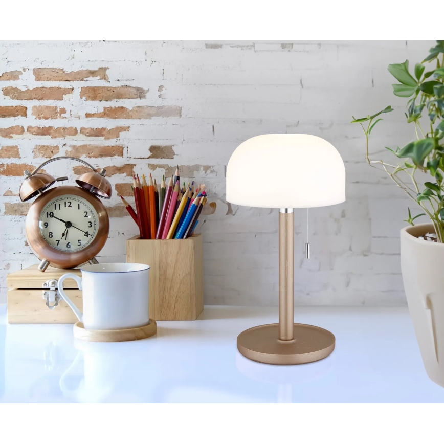 Globo - Lampe de table rechargeable LED/1,5W/3,7V 3000/4200/6000K 1800mAh marron