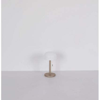 Globo - LED Oplaadbare bureaulamp LED/1,5W/3,7V 3000/4200/6000K 1800mAh bruin