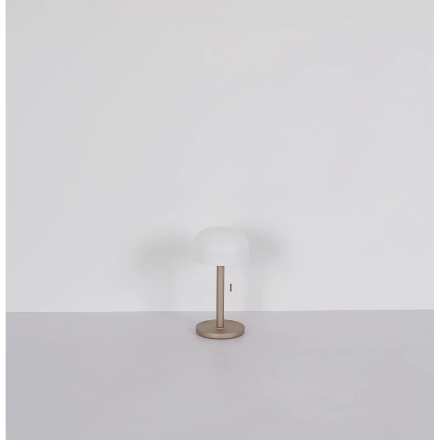 Globo - LED Oplaadbare bureaulamp LED/1,5W/3,7V 3000/4200/6000K 1800mAh bruin