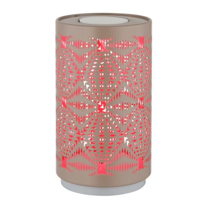 Globo - LED RGB Touch oplaadbare bureaulamp LED/1W/5V 500 mAh bruin