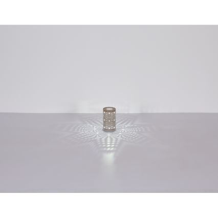 Globo - LED RGB Touch oplaadbare bureaulamp LED/1W/5V 500 mAh bruin