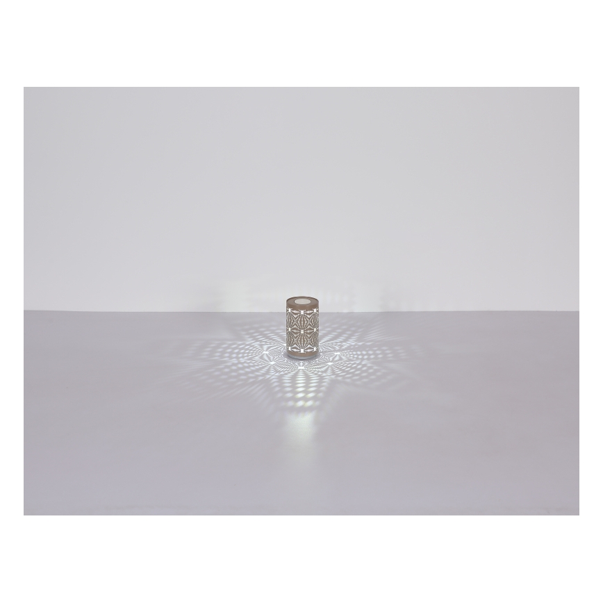 Globo - LED RGB Touch oplaadbare bureaulamp LED/1W/5V 500 mAh bruin