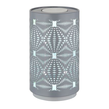 Globo - Lampe de bureau LED RGB tactile rechargeable LED/1W/5V 500 mAh gris