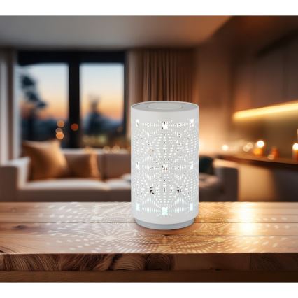 Globo - Lampe de bureau LED RGB tactile rechargeable LED/1W/5V 500 mAh blanche