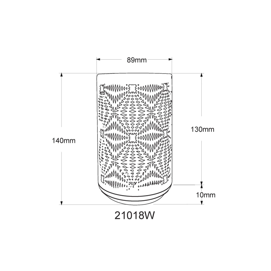 Globo - Lampe de bureau LED RGB tactile rechargeable LED/1W/5V 500 mAh blanche