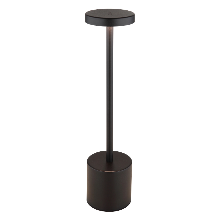 Globo - Lampe de table tactile à intensité variable LED/1,2W/3,7V 2000K/3500K/7000K 1200 mAh USB noir