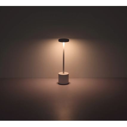 Globo - Dimbaar LED touch tafellampje LED/1,2W/3,7V 2000K/3500K/7000K 1200 mAh USB wit
