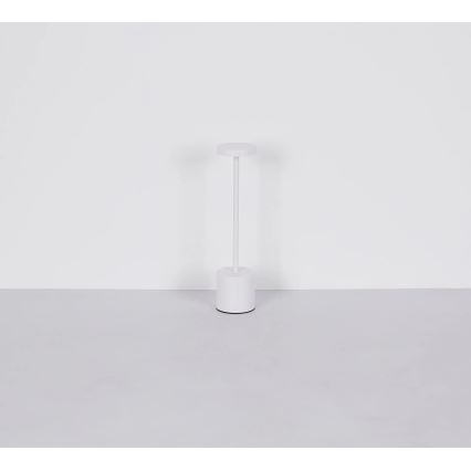 Globo - Lampe de table tactile à intensité variable LED/1,2W/3,7V 2000K/3500K/7000K 1200 mAh USB blanc