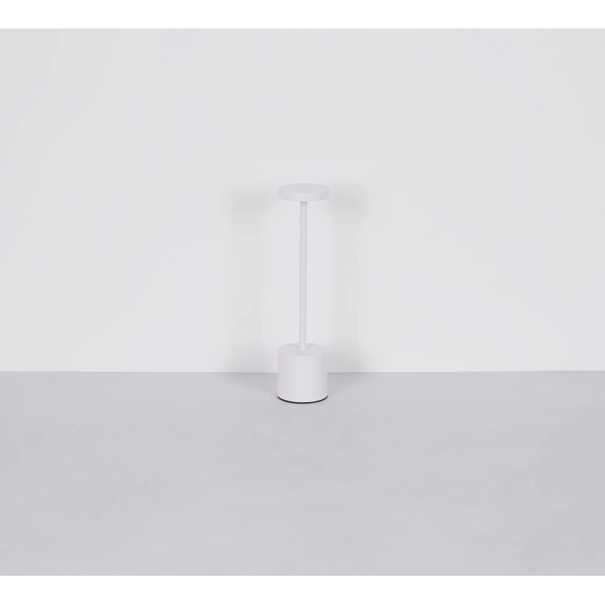 Globo - Lampe de table tactile à intensité variable LED/1,2W/3,7V 2000K/3500K/7000K 1200 mAh USB blanc