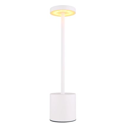 Globo - Lampe de table tactile à intensité variable LED/1,2W/3,7V 2000K/3500K/7000K 1200 mAh USB blanc