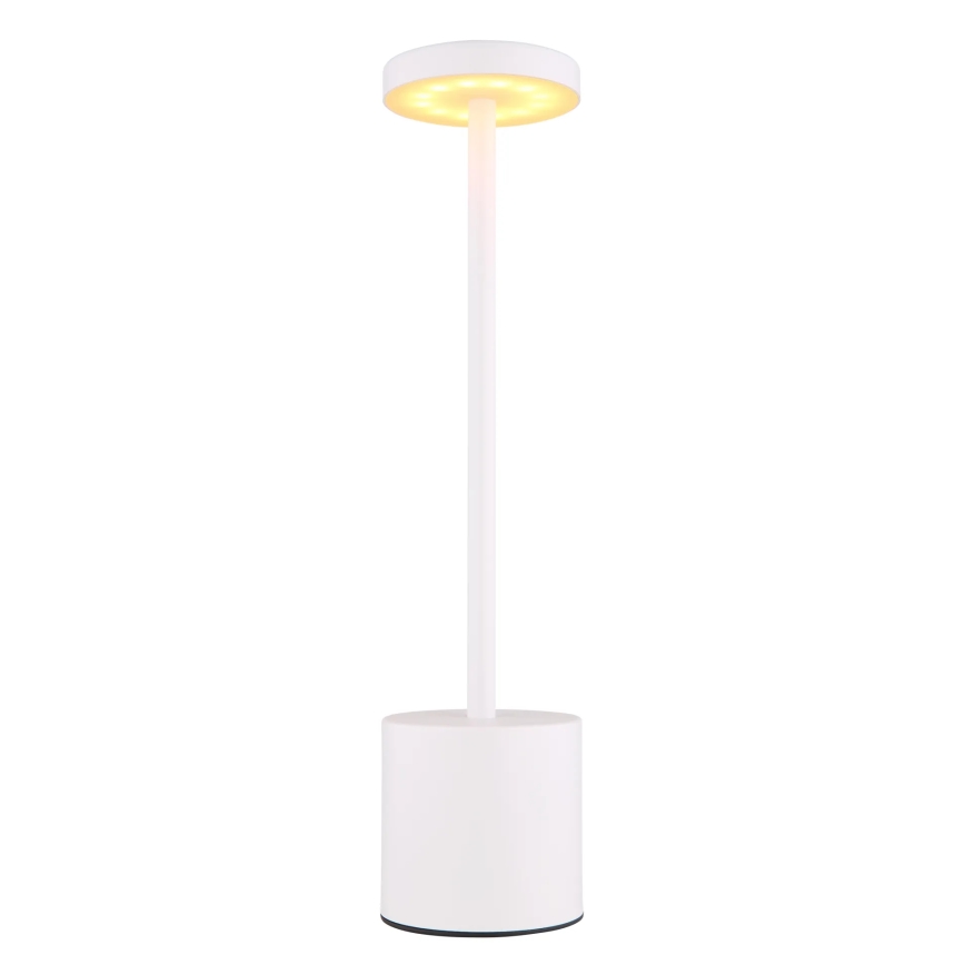 Globo - Lampe de table tactile à intensité variable LED/1,2W/3,7V 2000K/3500K/7000K 1200 mAh USB blanc