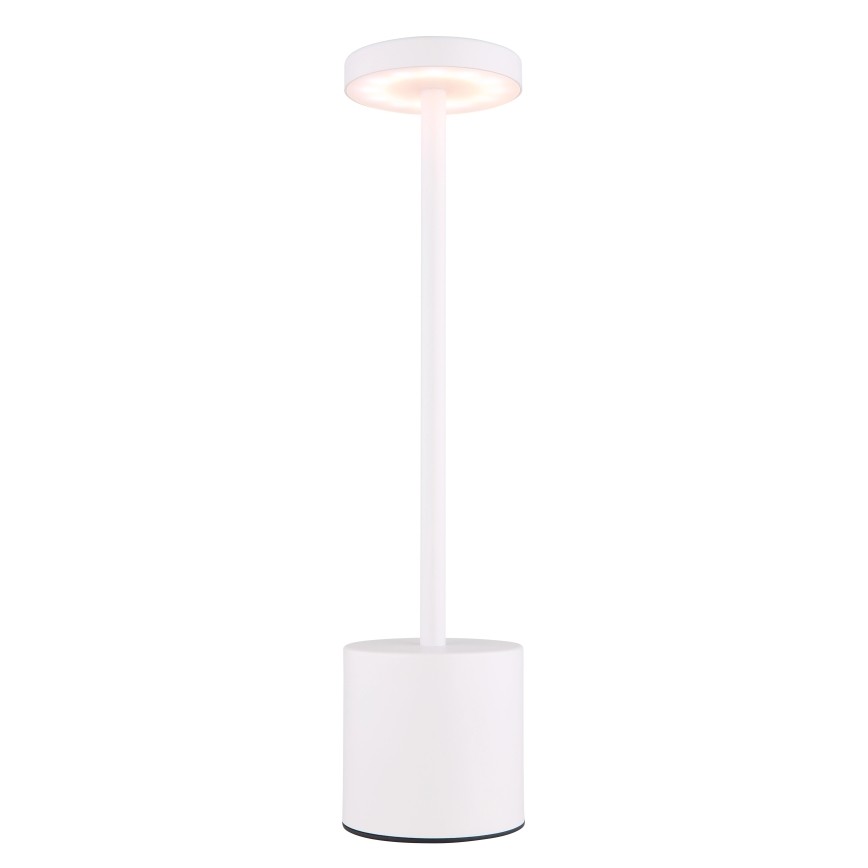 Globo - Lampe de table tactile à intensité variable LED/1,2W/3,7V 2000K/3500K/7000K 1200 mAh USB blanc