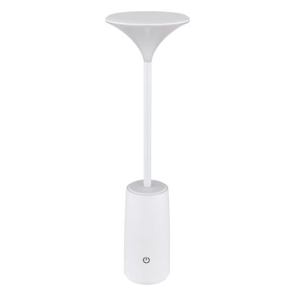 Globo - LED Dimbare oplaadbare touch tafellamp LED/1,2W/3,7V 3000K 1500mAh wit