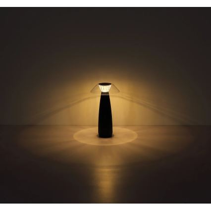 Globo - Lampe de table tactile rechargeable et à intensité variable LED/1W/3,7V 3000K 1200mAh noir