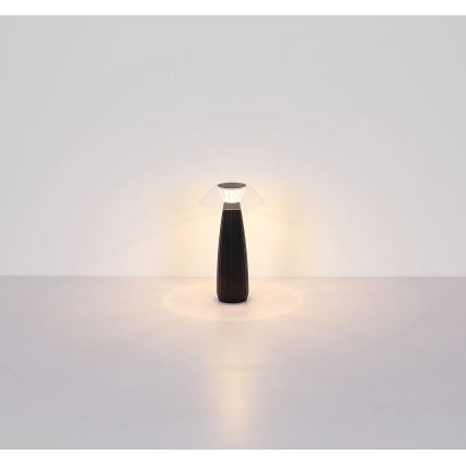 Globo - Lampe de table tactile rechargeable et à intensité variable LED/1W/3,7V 3000K 1200mAh noir