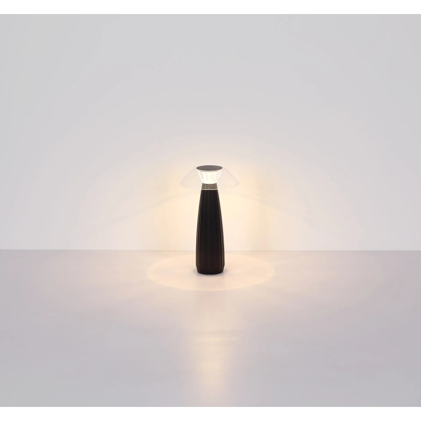 Globo - Lampe de table tactile rechargeable et à intensité variable LED/1W/3,7V 3000K 1200mAh noir