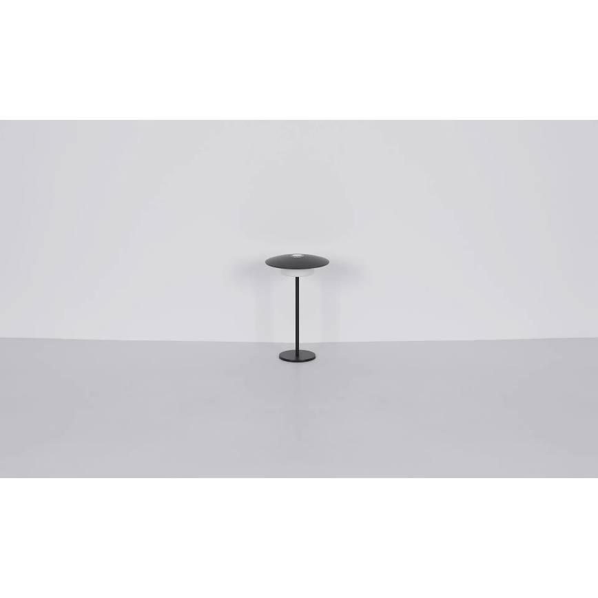 Globo - LED Buiten oplaadbaar aanraken tafellamp LED/3W/3,7V 1800/2700/3000K IP44 1800 mAh grijs