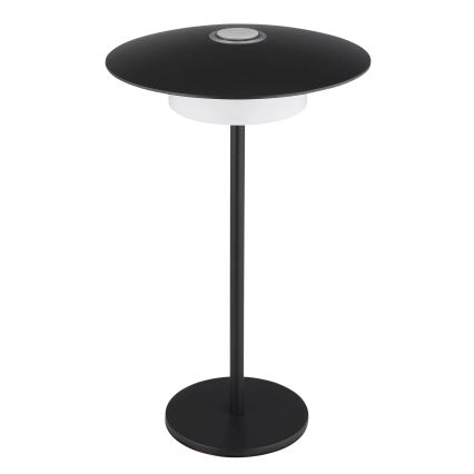 Globo - LED Buiten oplaadbaar aanraken tafellamp LED/3W/3,7V 1800/2700/3000K IP44 1800 mAh zwart