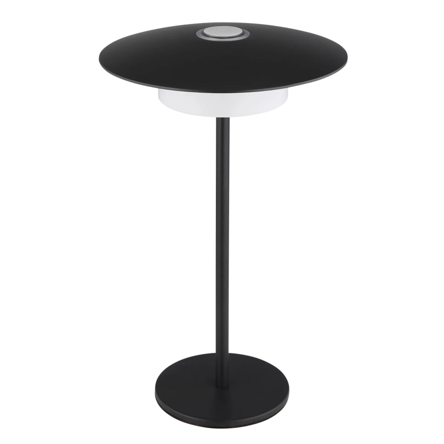 Globo - LED Buiten oplaadbaar aanraken tafellamp LED/3W/3,7V 1800/2700/3000K IP44 1800 mAh zwart