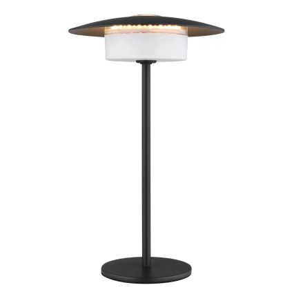 Globo - LED Buiten oplaadbaar aanraken tafellamp LED/3W/3,7V 1800/2700/3000K IP44 1800 mAh zwart