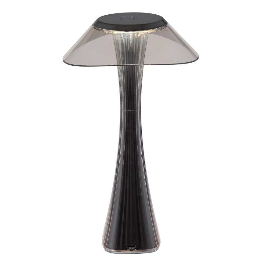 Globo - LED Dimbare oplaadbare tafellamp LED/2,5W/3,7V 1200mAh 2700K/4500K/6500K zwart