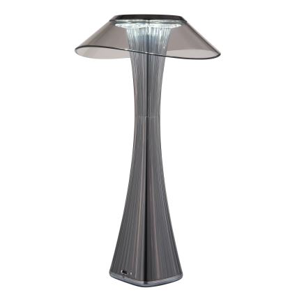 Globo - LED Dimbare oplaadbare tafellamp LED/2,5W/3,7V 1200mAh 2700K/4500K/6500K zwart