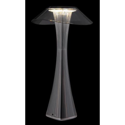 Globo - LED Dimbare oplaadbare tafellamp LED/2,5W/3,7V 1200mAh 2700K/4500K/6500K zwart
